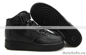 Кроссовки Nike AIR FORCE (ЧЕРНЫЕ) - Изображение #2, Объявление #1509544